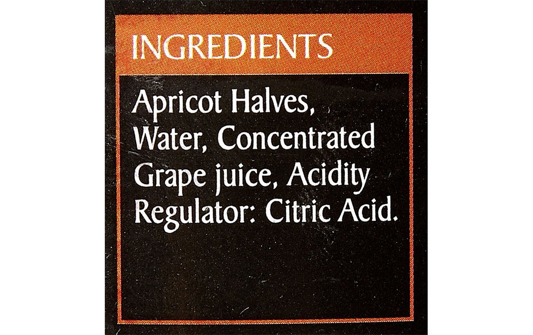 Epicure Apricot Halves In Fruit Juice   Tin  411 grams